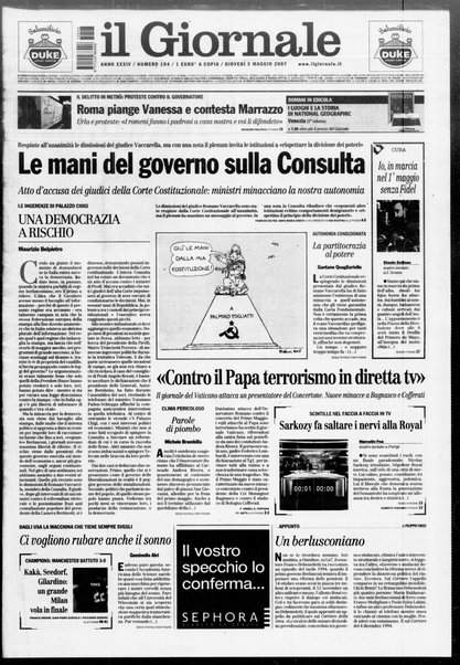 Il giornale : quotidiano del mattino